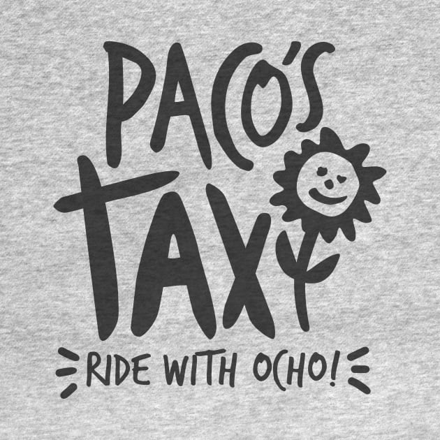 Paco's Taxi (Black) by jepegdesign